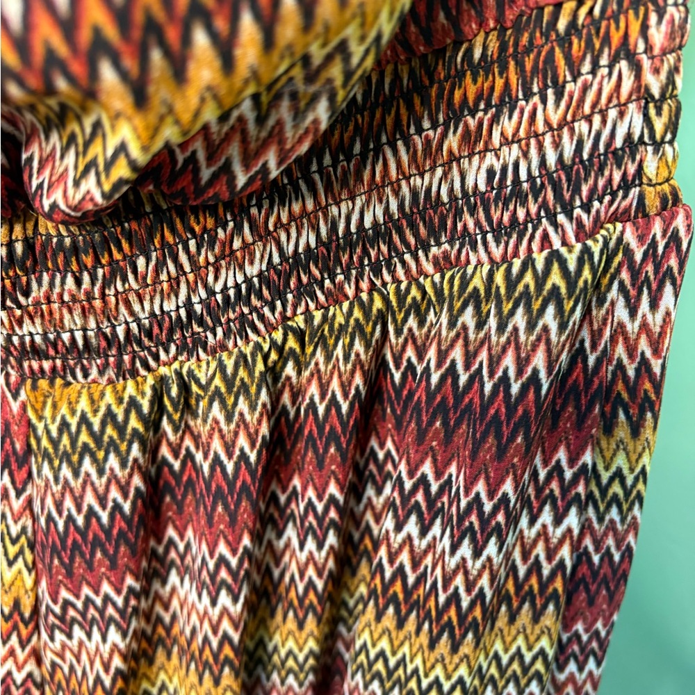 Multicolor Chevron Jumpsuit - Picture 3 of 8